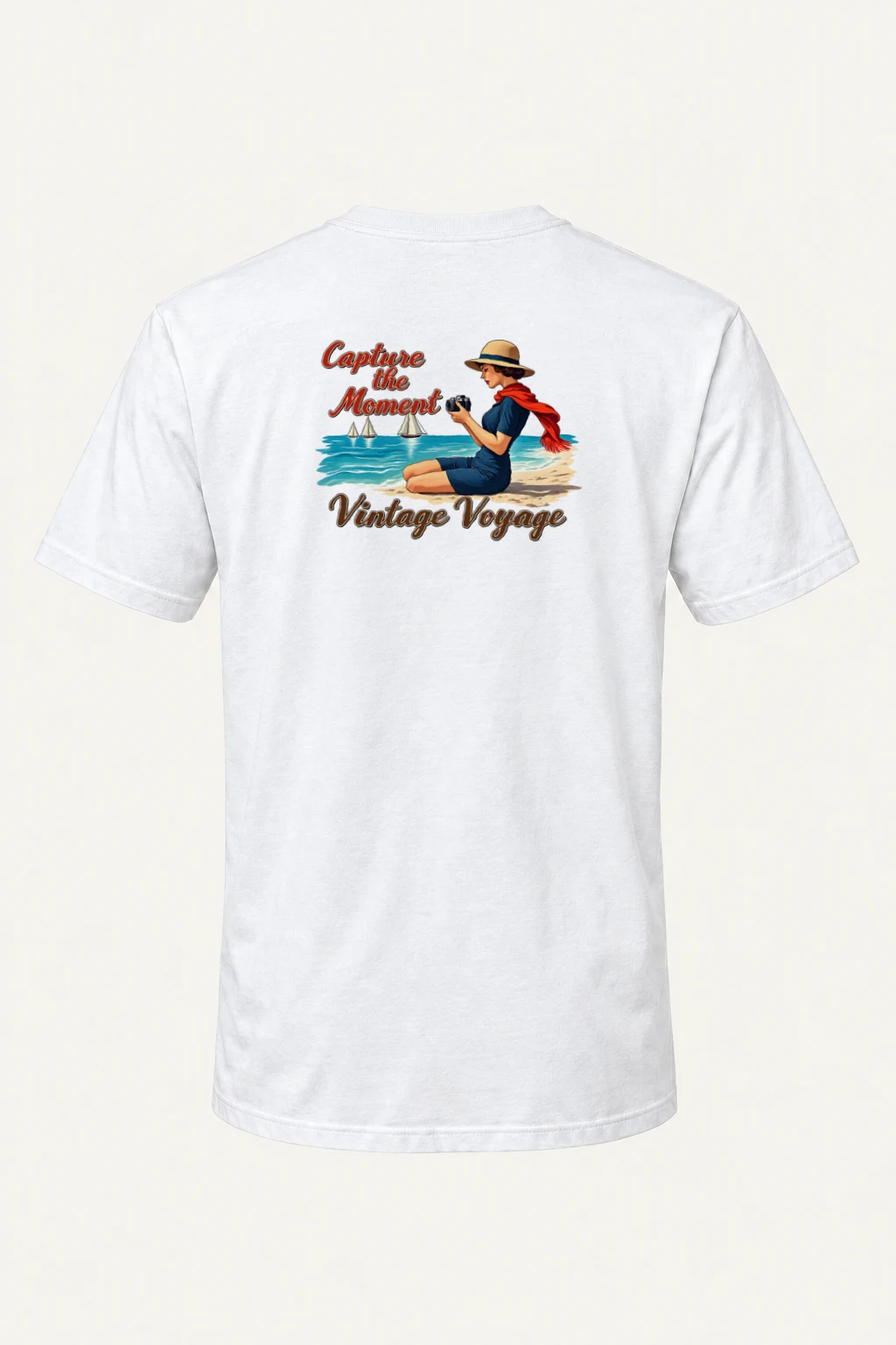 "Capture the Moment" Heavyweight Unisex Crewneck T-shirt | Gildan 5000