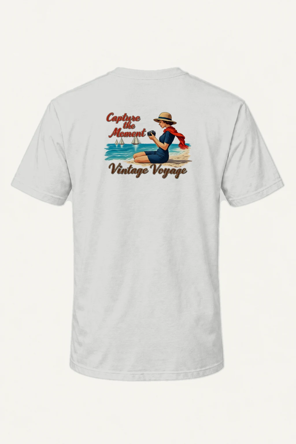 "Capture the Moment" Heavyweight Unisex Crewneck T-shirt | Gildan 5000