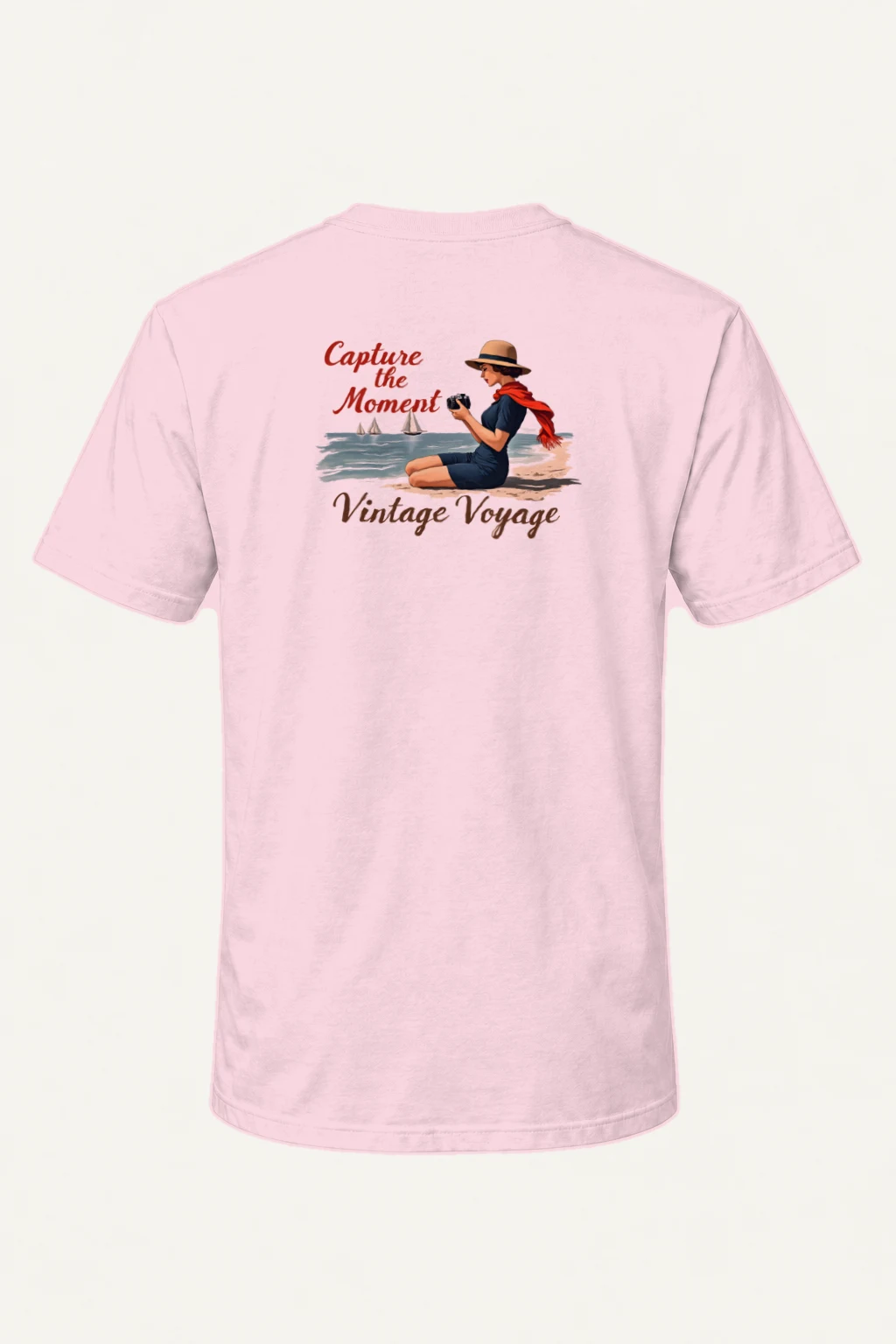 "Capture The Moment" Heavyweight Unisex Crewneck T-shirt | Gildan 5000
