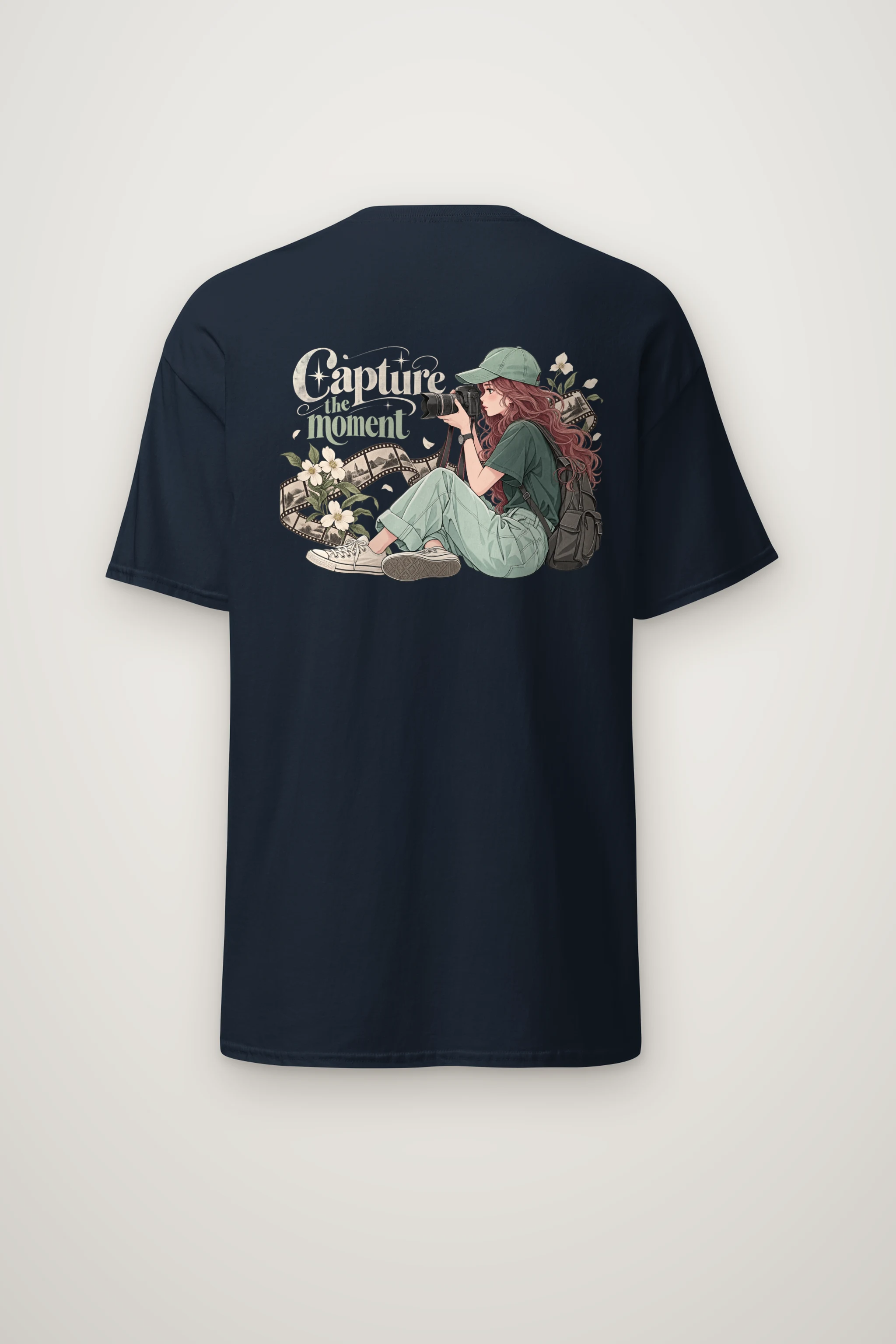 "Capture The Moment" Heavyweight Unisex Crewneck T-shirt