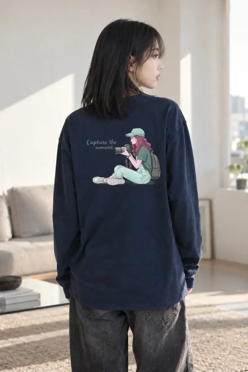 "Capture The Moment" Unisex Longsleeve T-shirt | Gildan 2400