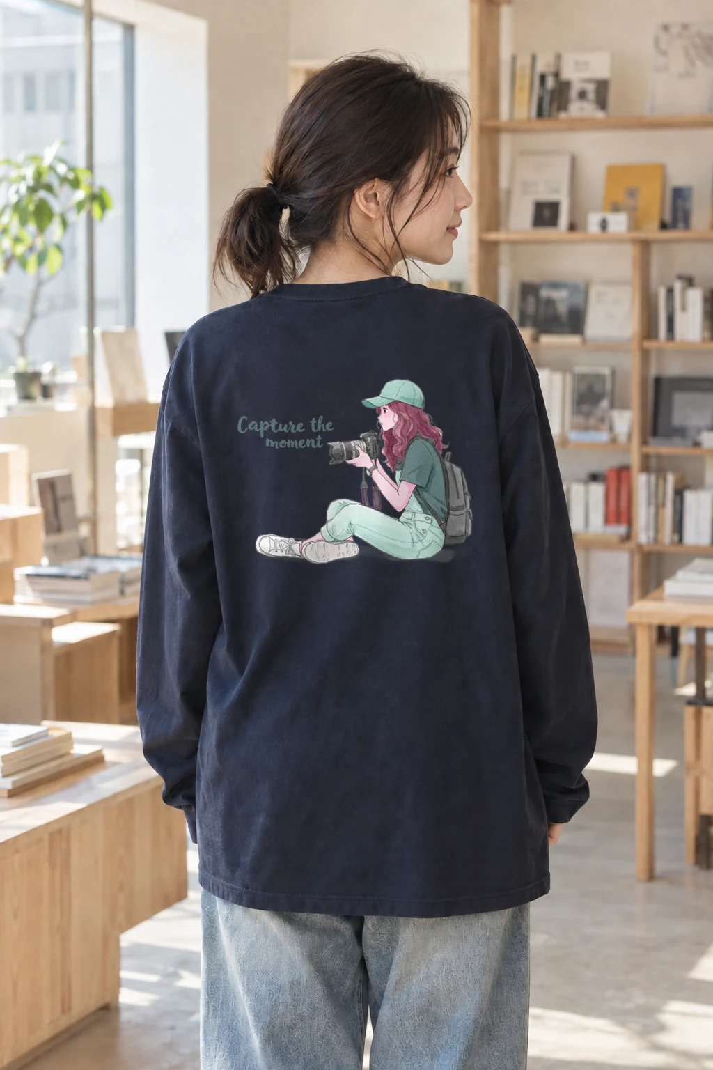 "Capture The Moment" Unisex Longsleeve T-shirt | Gildan 2400