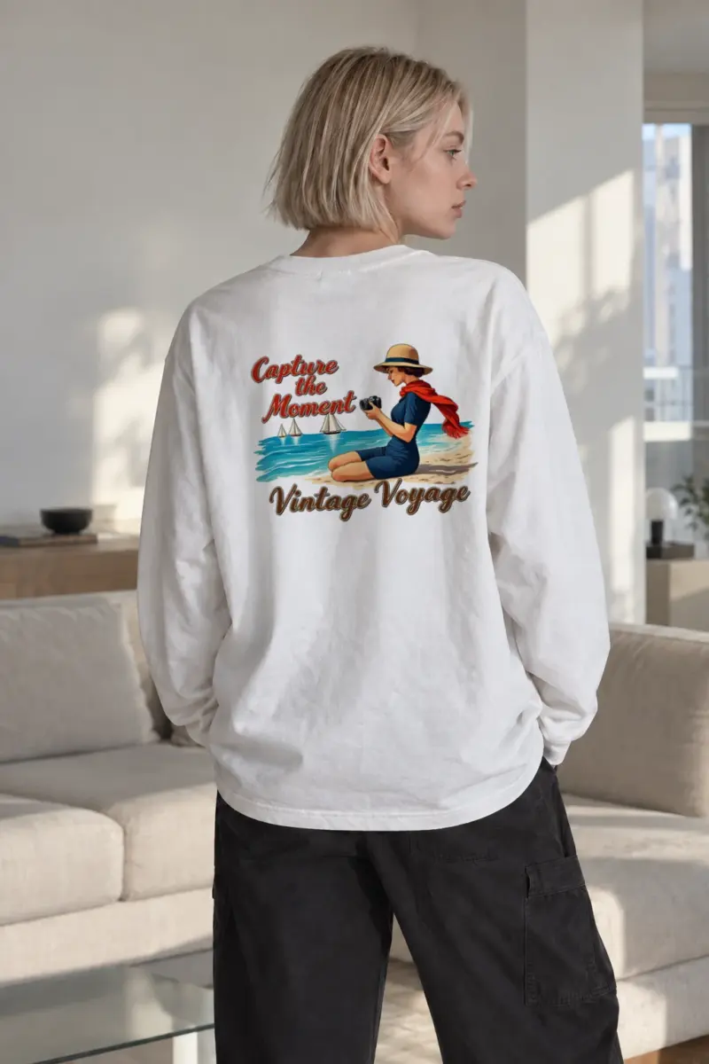 "Capture The Moment" Unisex Longsleeve T-shirt | Gildan 2400