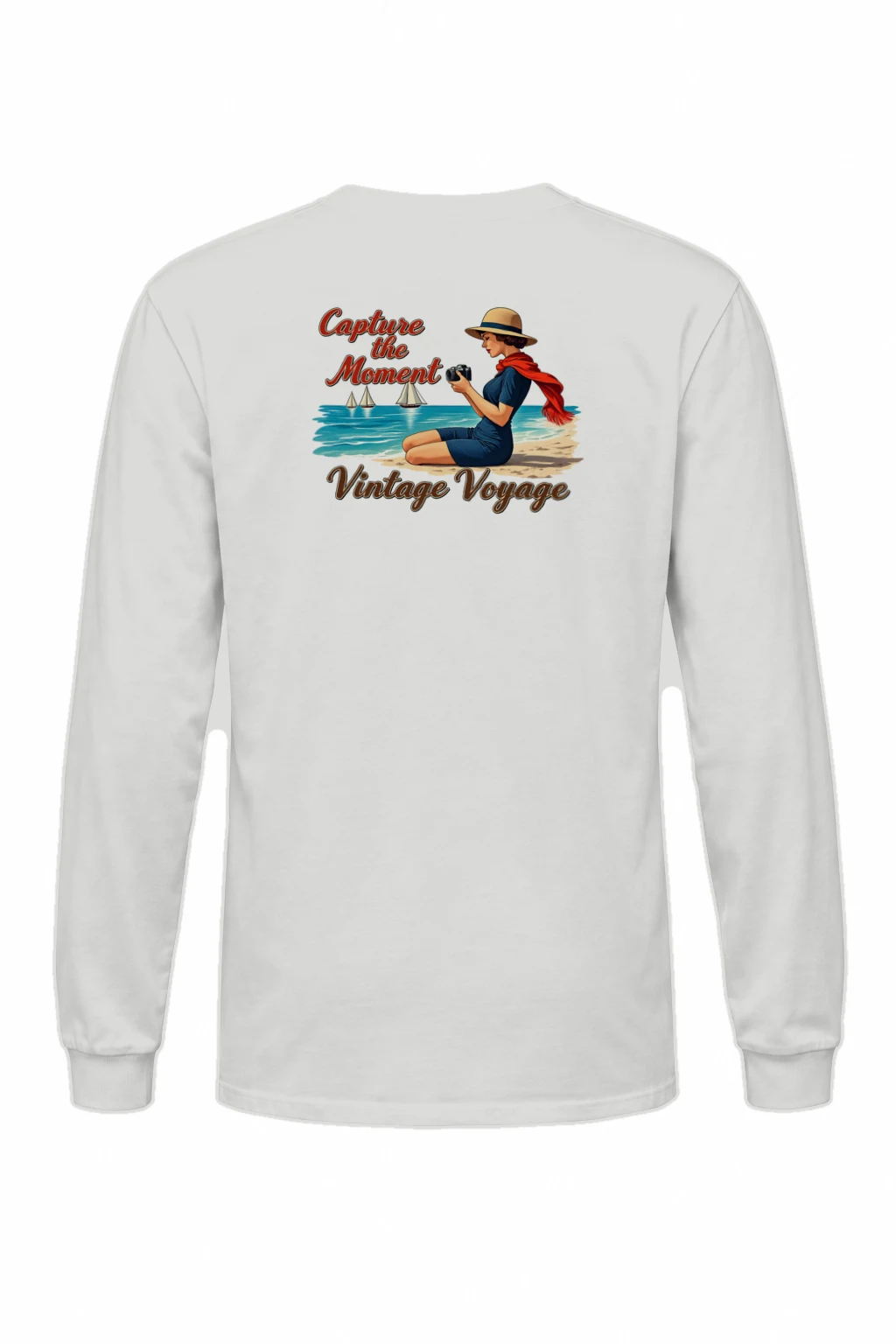 "Capture The Moment" Unisex Longsleeve T-shirt | Gildan 2400