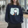 "Carefree Rain" Unisex Sponge Fleece Crewneck Sweatshirt | Bella + Canvas 3901