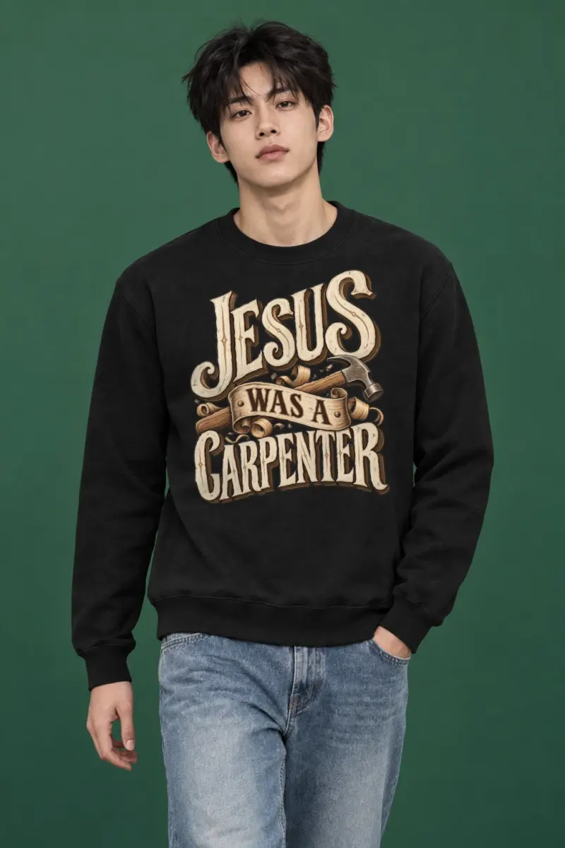 "Carpenter’s Creed" Heavy Blend Unisex Crewneck Sweatshirt | Gildan 18000