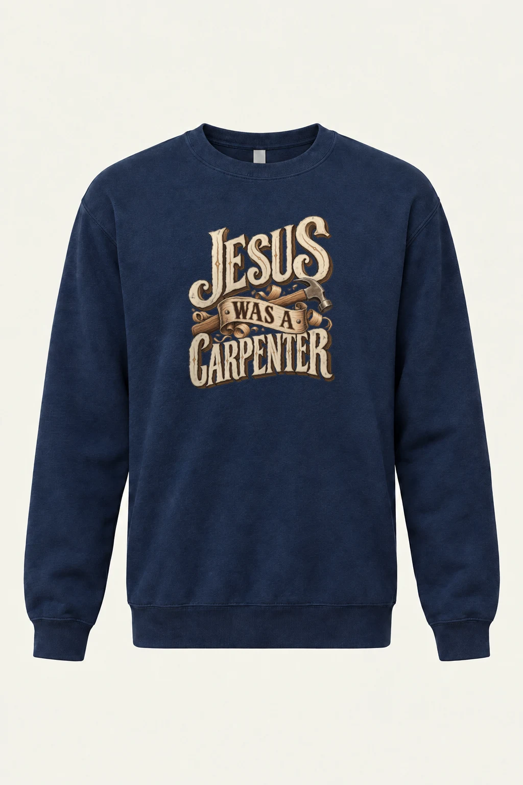 "Carpenter’s Creed" Heavy Blend Unisex Crewneck Sweatshirt | Gildan 18000