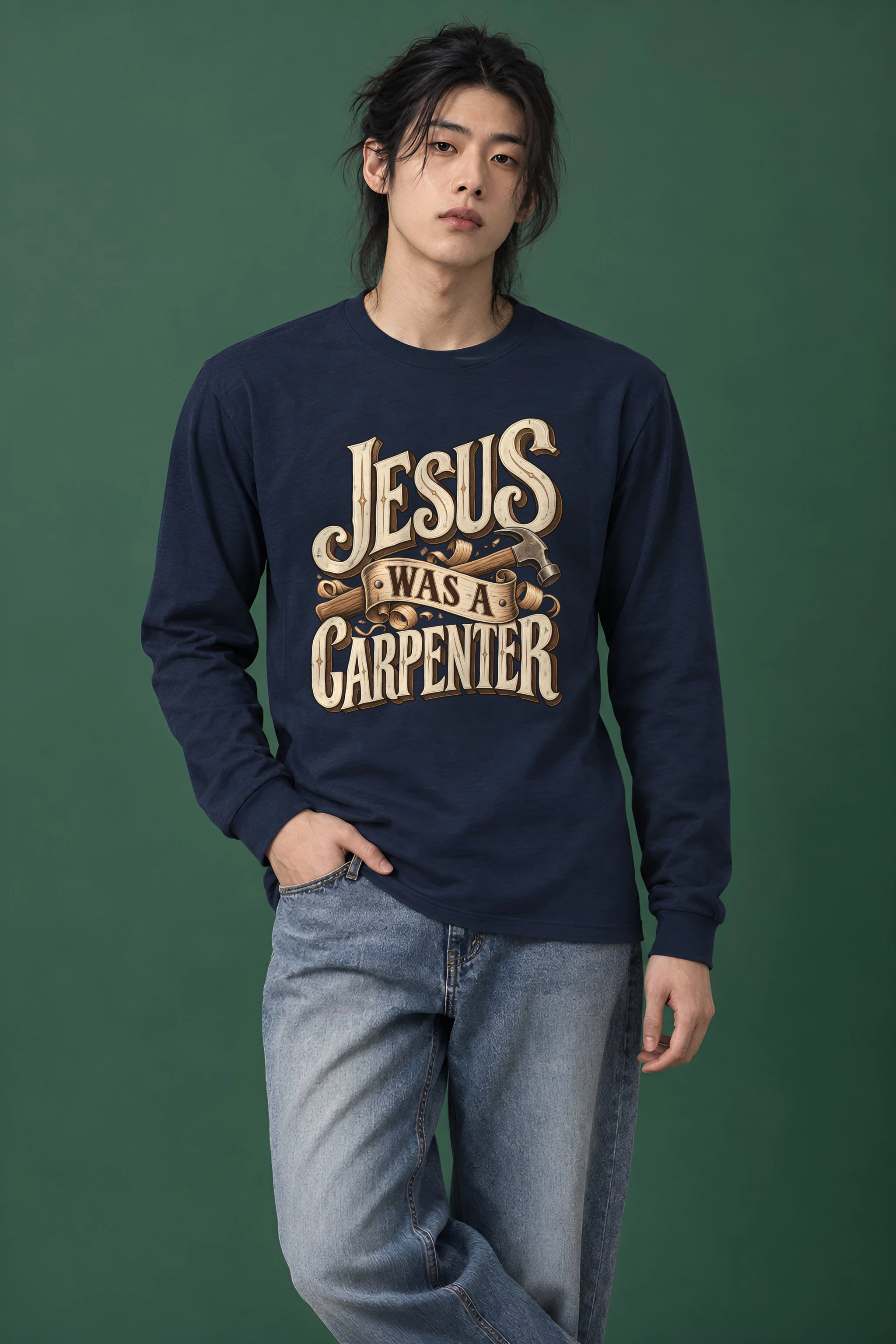 "Carpenter's Creed" Unisex Longsleeve T-shirt