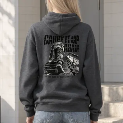 "Carry It Up Again" Heavy Blend Unisex Pullover Hoodie