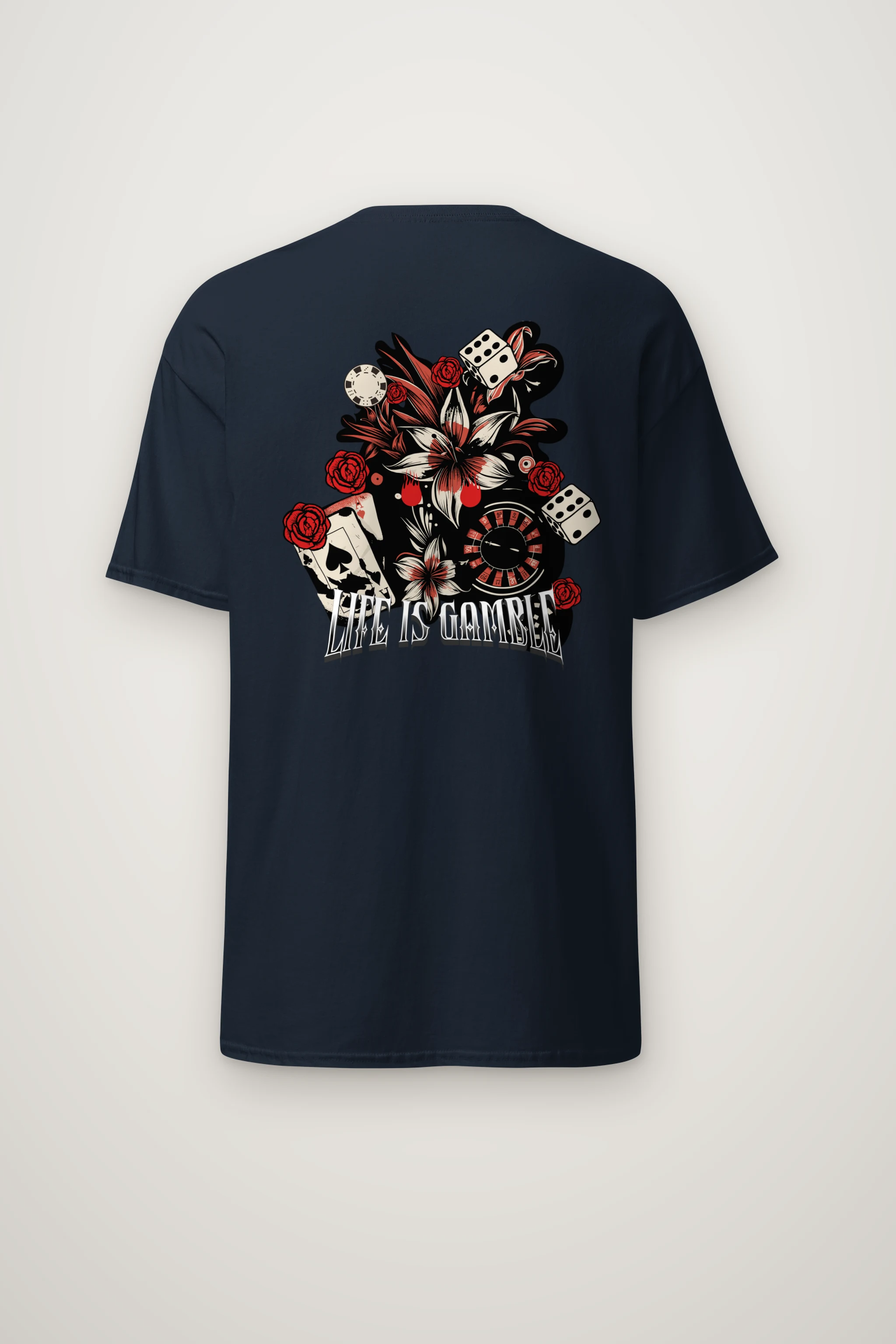 "Casino Tattoo Collage" Heavyweight Unisex Crewneck T-shirt