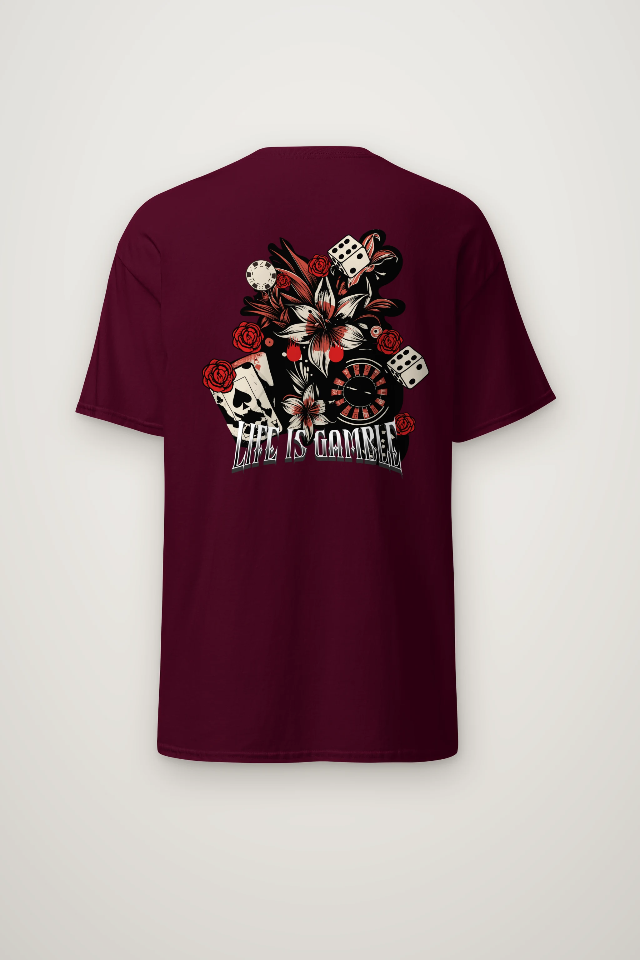 "Casino Tattoo Collage" Heavyweight Unisex Crewneck T-shirt