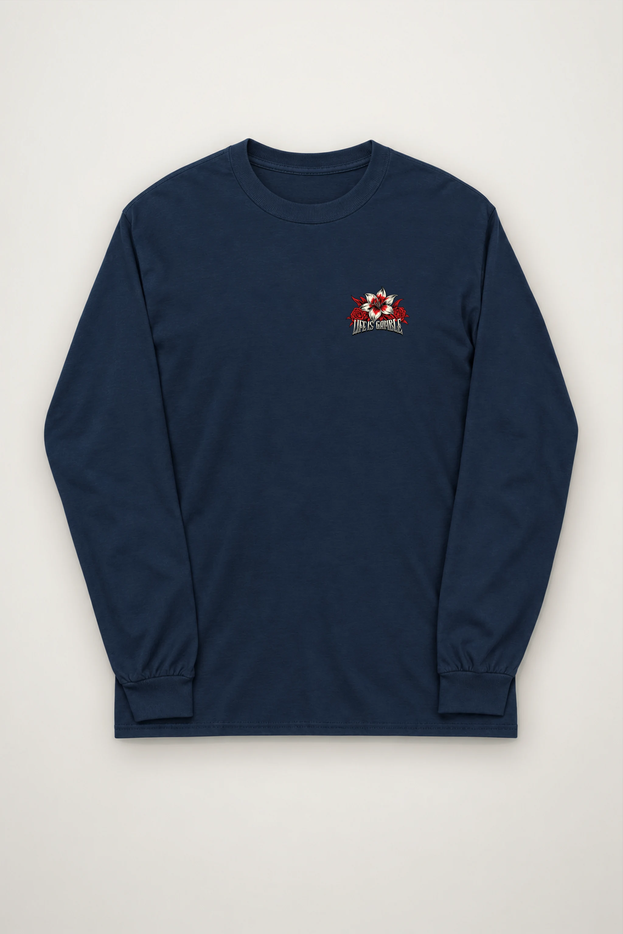 "Casino Tattoo Collage" Unisex Longsleeve T-shirt