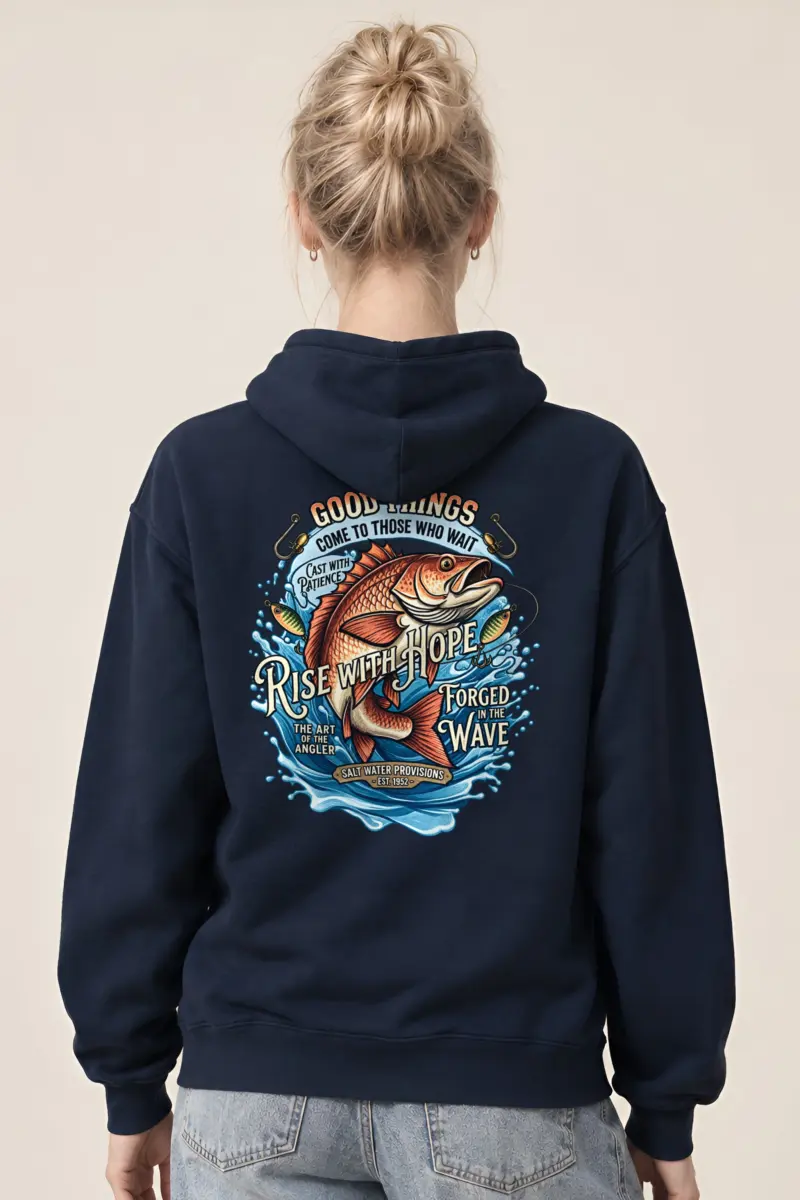 "Cast With Patience" Heavy Blend Unisex Pullover Hoodie