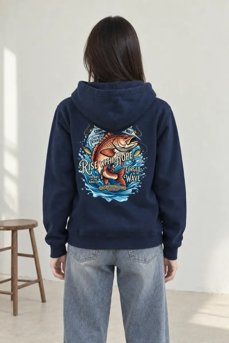 "Cast With Patience" Heavy Blend Unisex Pullover Hoodie