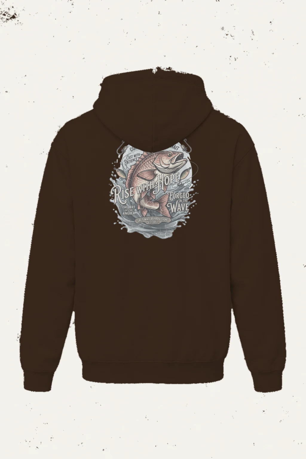 "Cast With Patience" Heavy Blend Unisex Pullover Hoodie | Gildan 18500