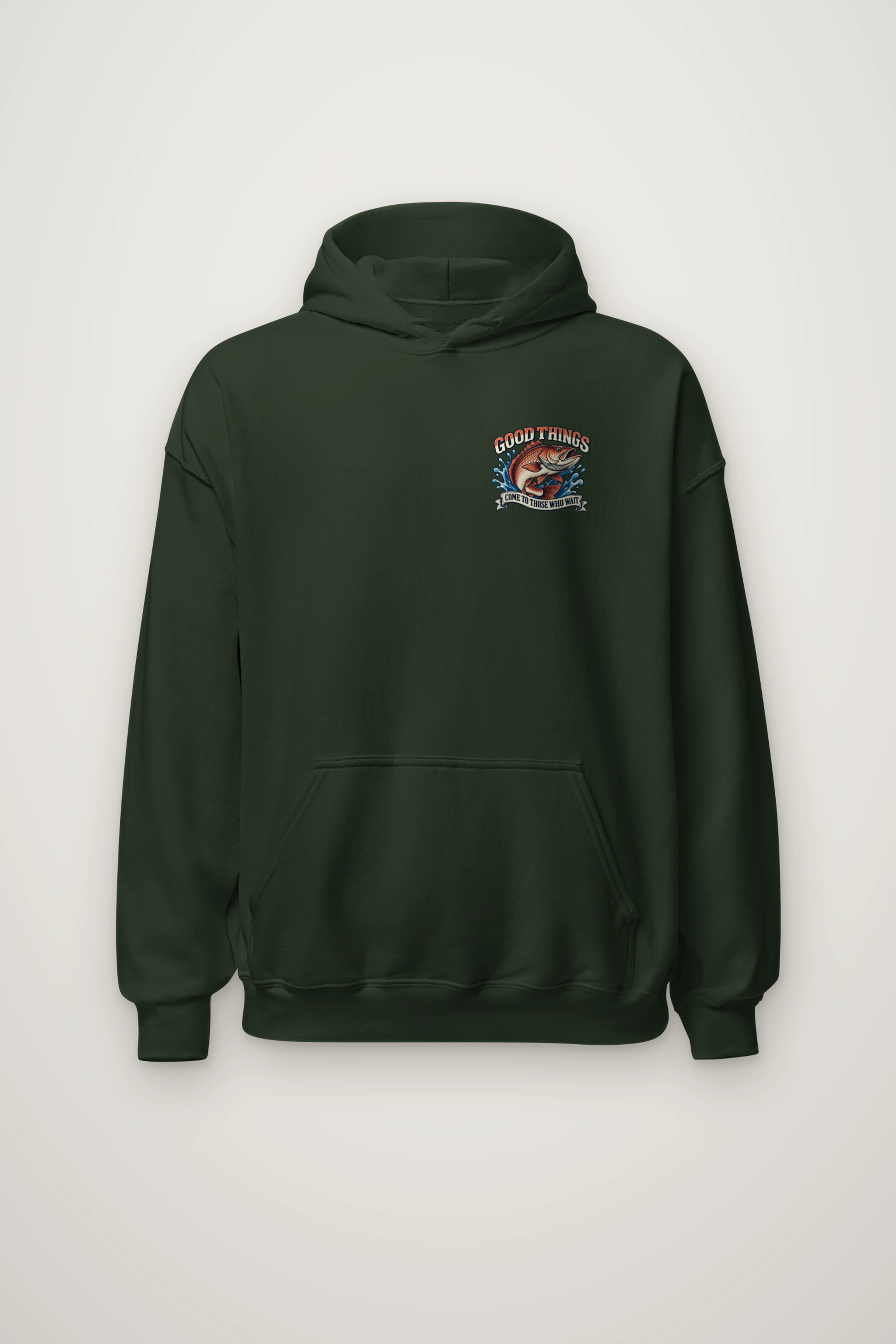 "Cast With Patience" Heavy Blend Unisex Pullover Hoodie