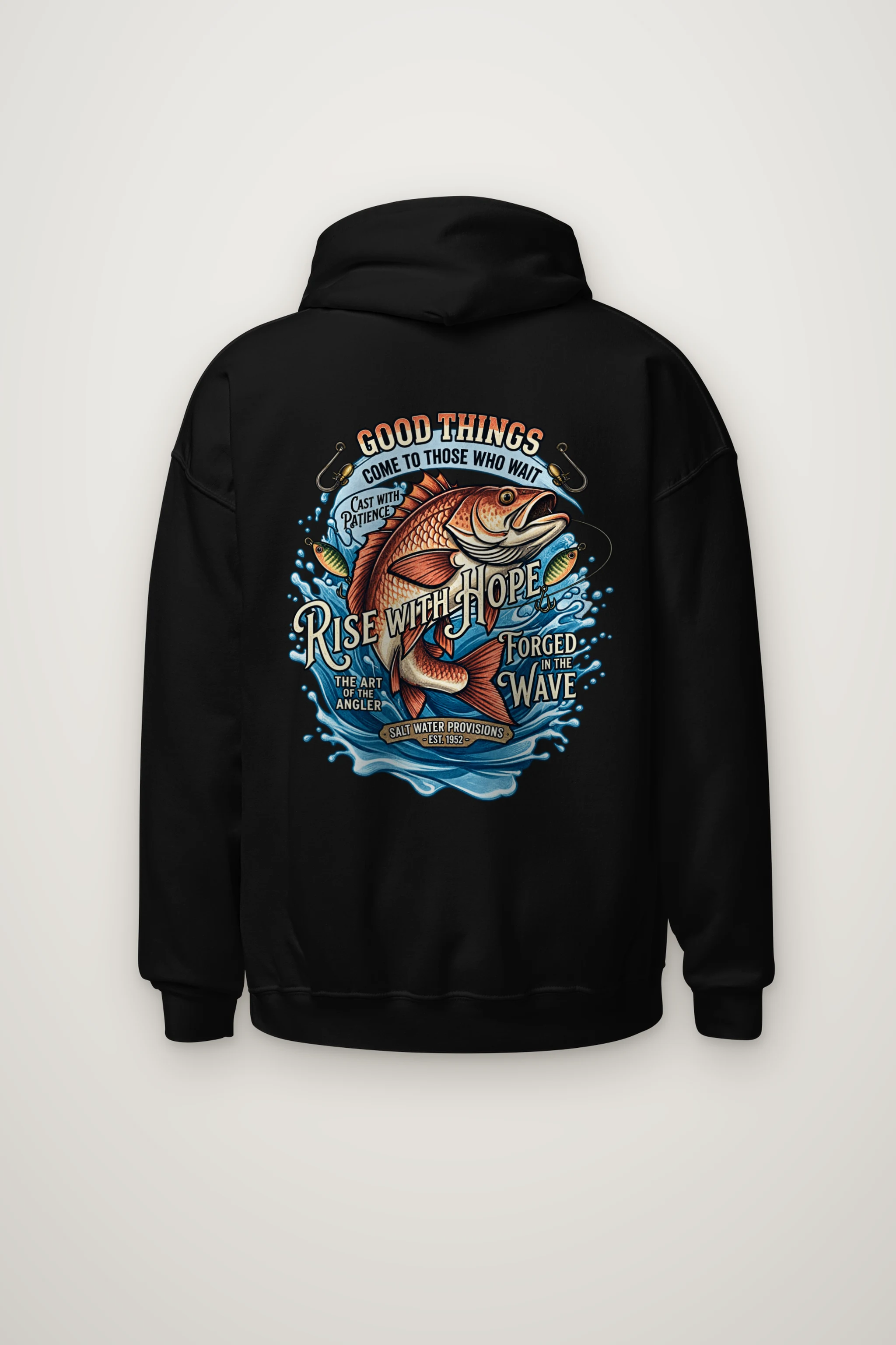 "Cast With Patience" Heavy Blend Unisex Pullover Hoodie