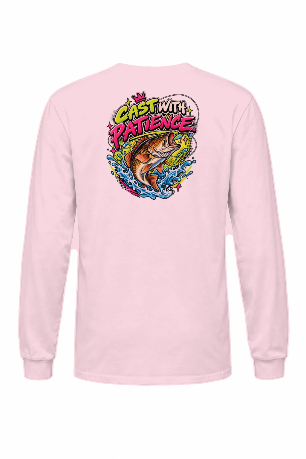 "Cast With Patience" Unisex Longsleeve T-shirt | Gildan 2400