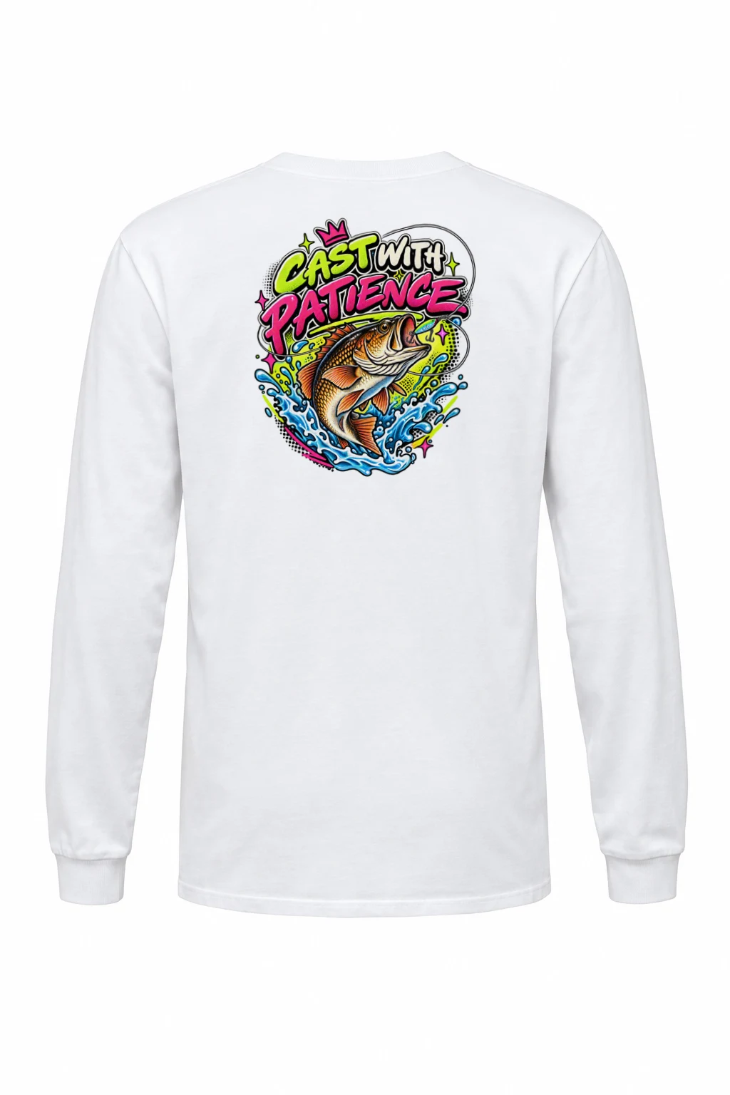"Cast With Patience" Unisex Longsleeve T-shirt | Gildan 2400
