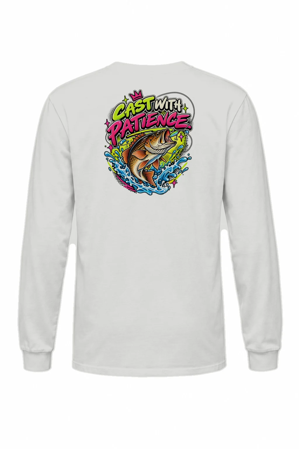 "Cast With Patience" Unisex Longsleeve T-shirt | Gildan 2400