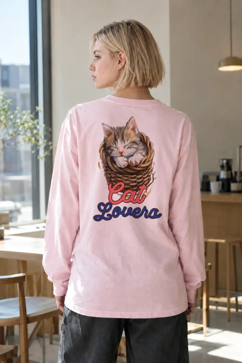 “Cat Lovers” Unisex Longsleeve T-shirt | Gildan 2400
