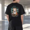 "Cat-tle Coffee Time" Heavyweight Unisex Crewneck T-shirt | Gildan 5000