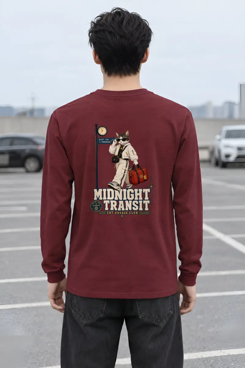 "Cat Voyage Club" Unisex Longsleeve T-shirt