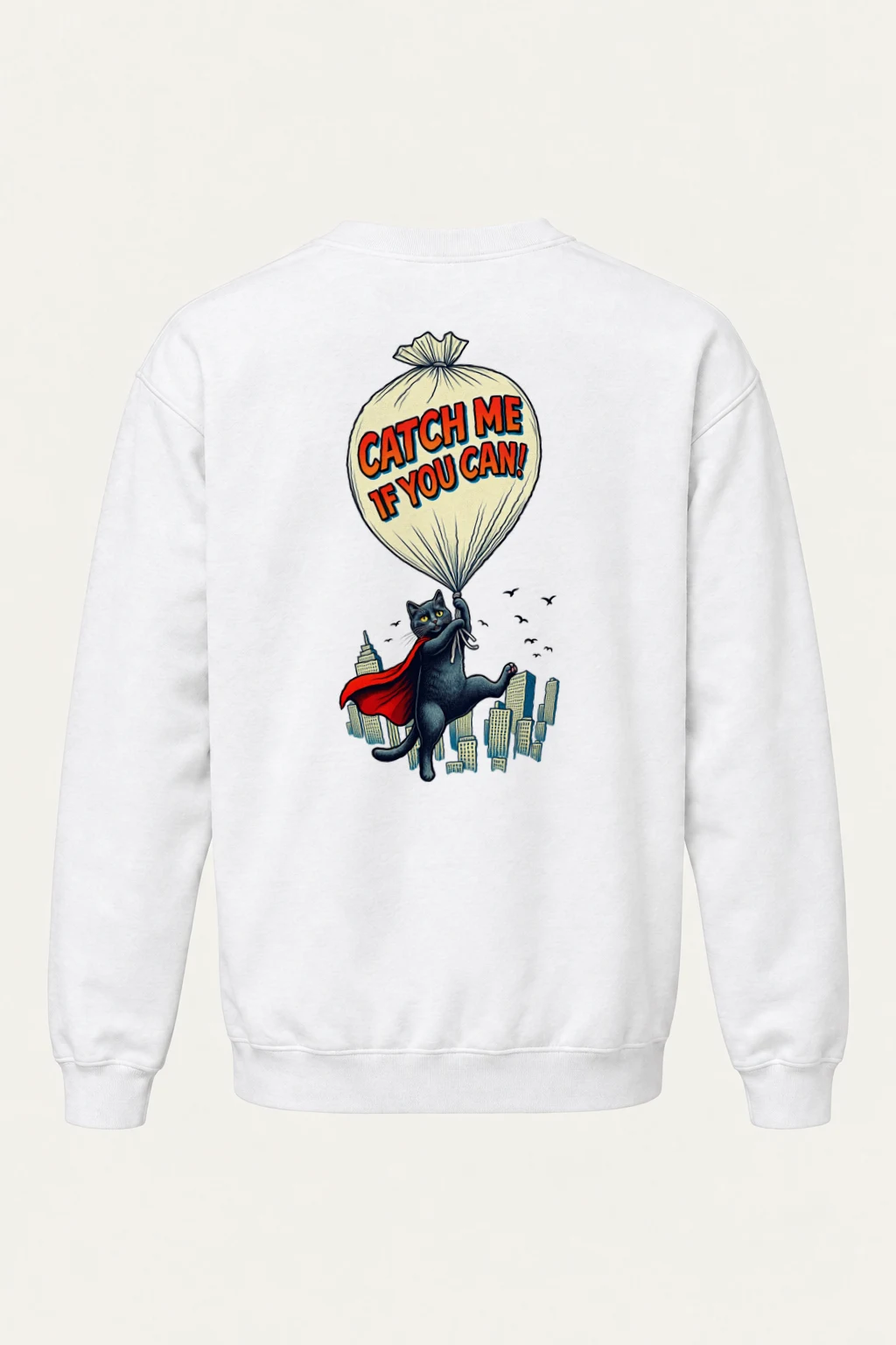 "Catch Me If You Can" Heavy Blend Unisex Crewneck Sweatshirt | Gildan 18000