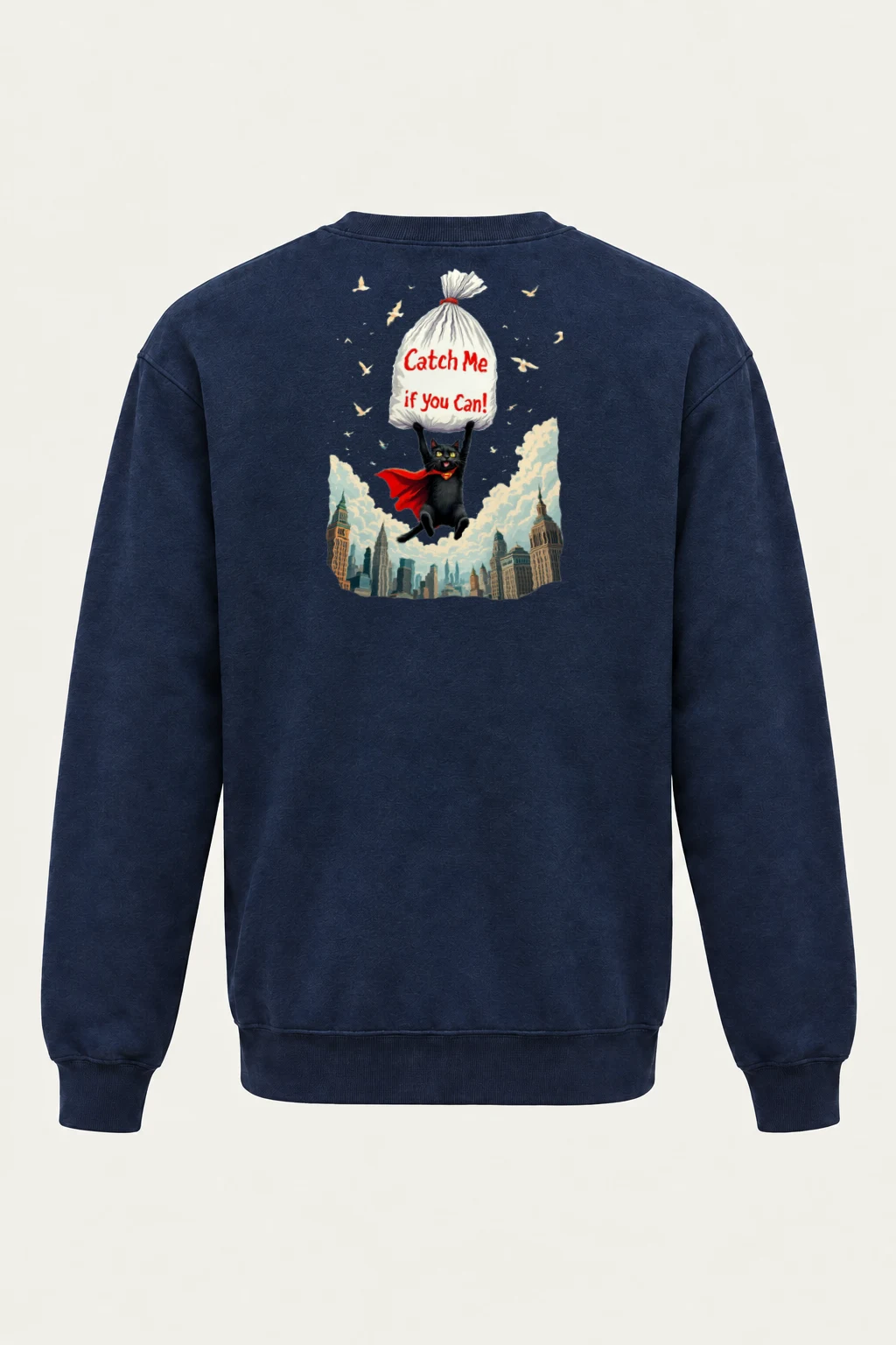 "Catch Me If You Can" Heavy Blend Unisex Crewneck Sweatshirt | Gildan 18000