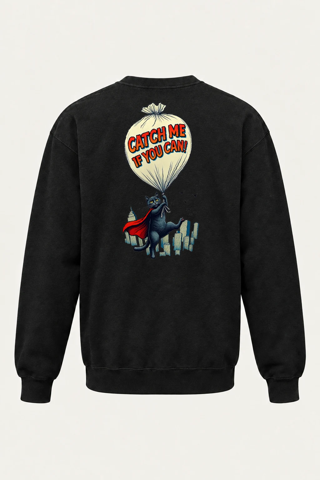 "Catch Me If You Can" Heavy Blend Unisex Crewneck Sweatshirt | Gildan 18000