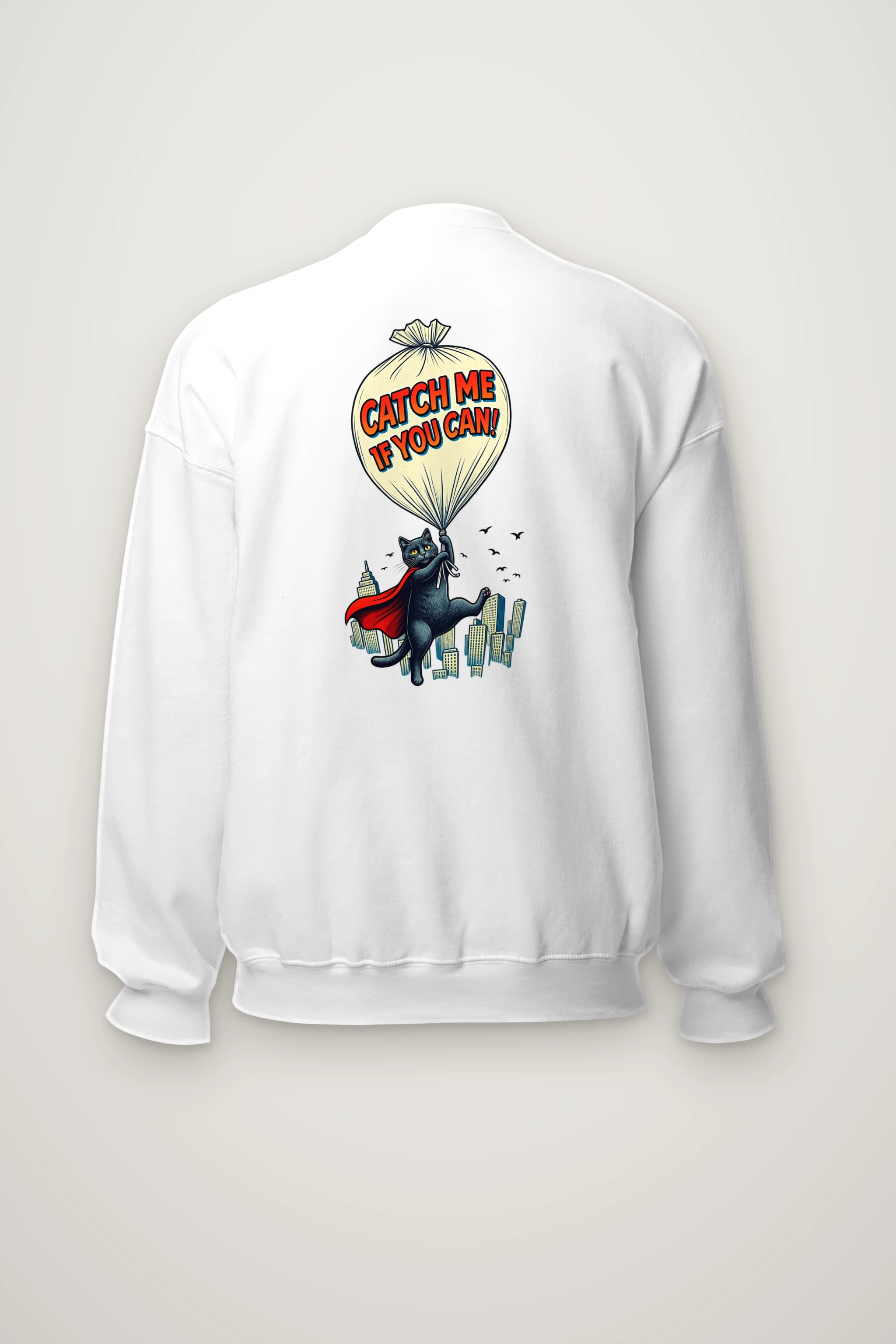 "Catch Me If You Can" Heavy Blend Unisex Crewneck Sweatshirt