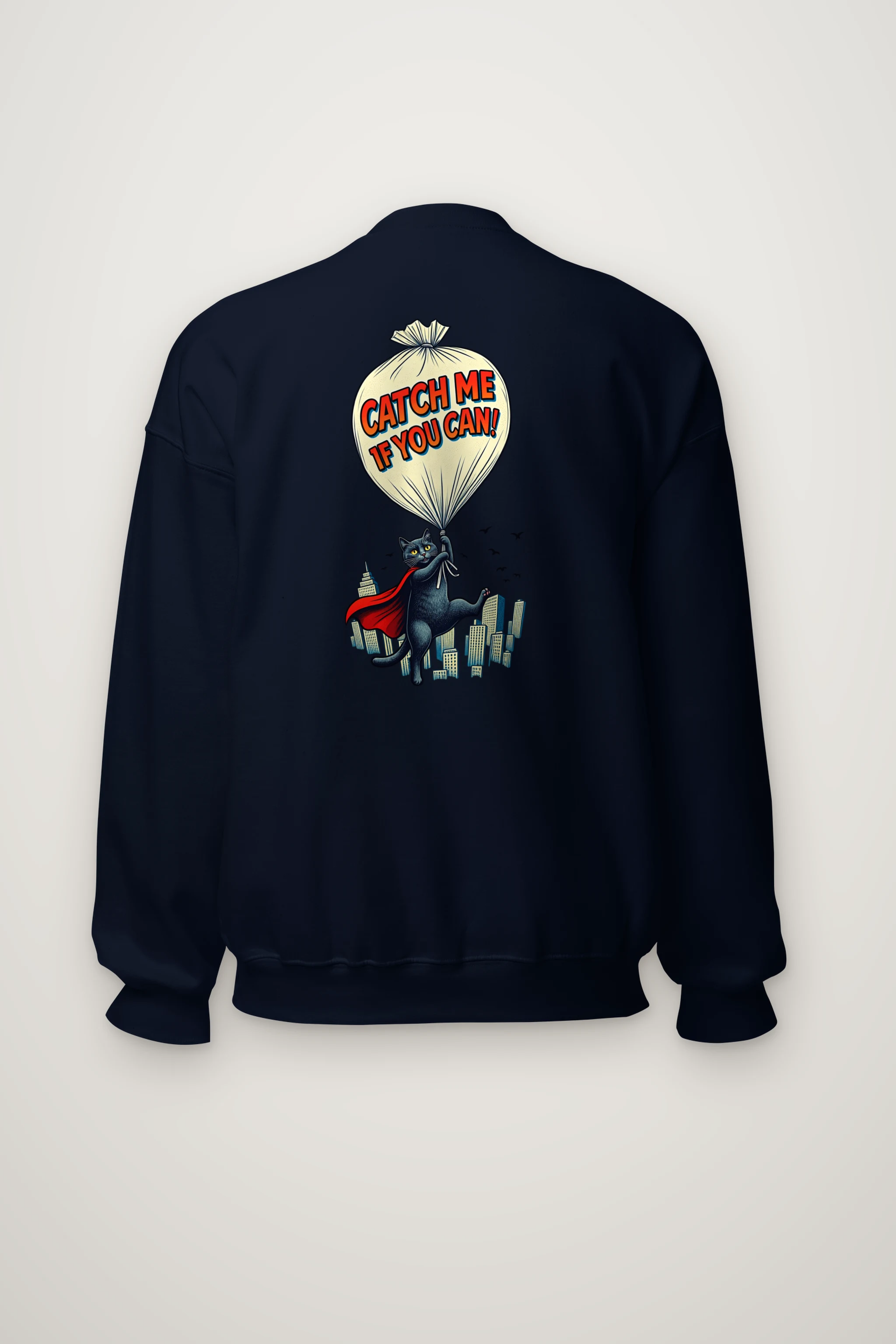 "Catch Me If You Can" Heavy Blend Unisex Crewneck Sweatshirt