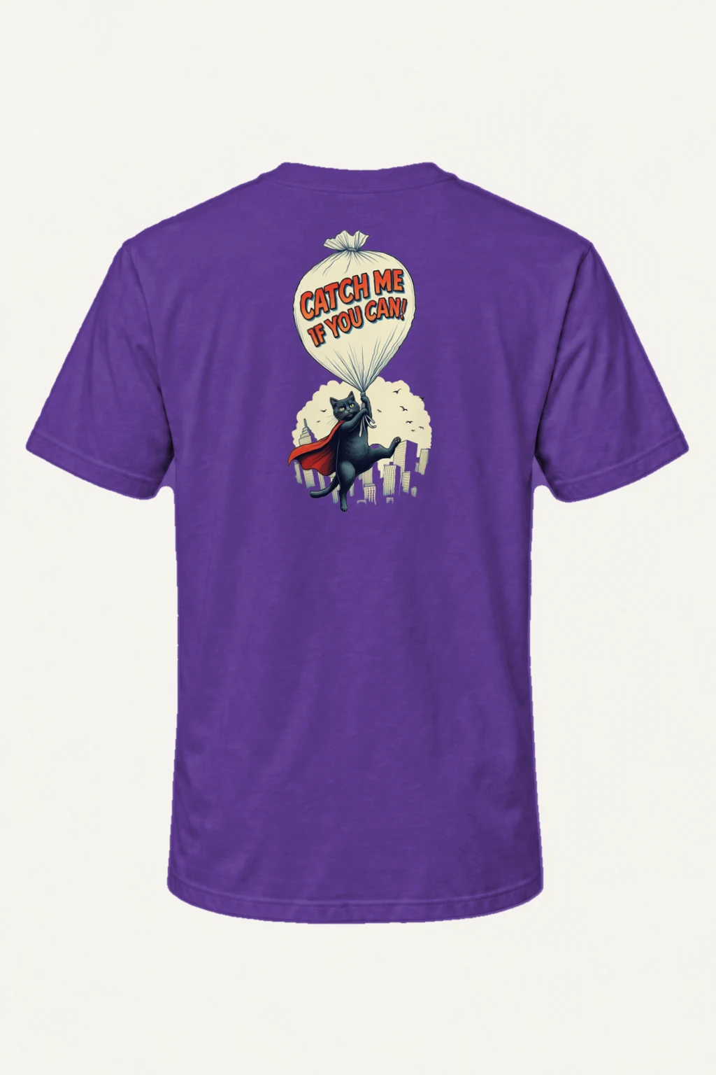 "Catch Me If You Can" Heavyweight Unisex Crewneck T-shirt | Gildan 5000