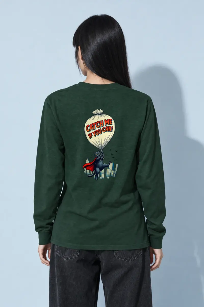 "Catch Me If You Can" Unisex Longsleeve T-shirt