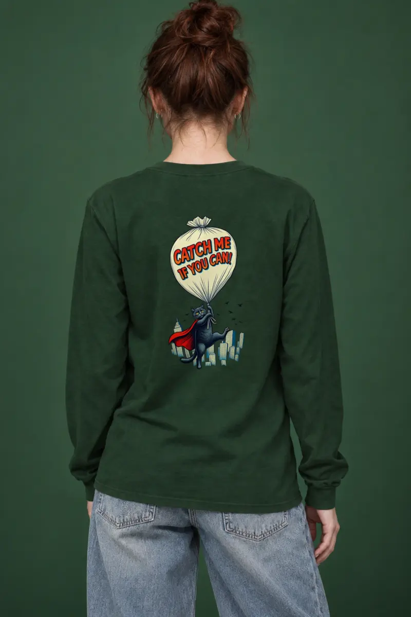 "Catch Me If You Can" Unisex Longsleeve T-shirt