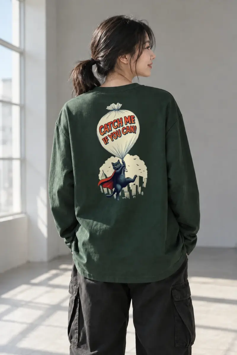 “Catch Me If You Can” Unisex Longsleeve T-shirt | Gildan 2400