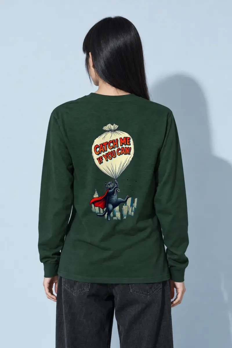 "Catch Me If You Can" Unisex Longsleeve T-shirt
