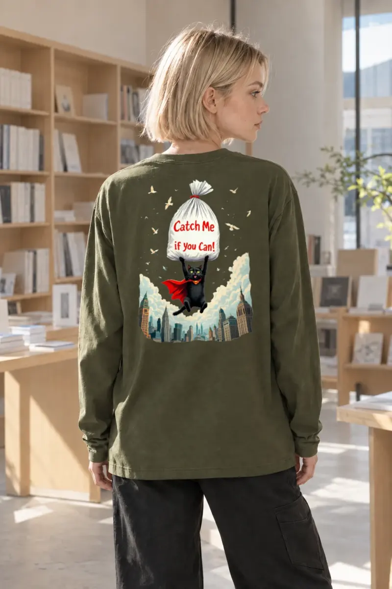 “Catch Me If You Can” Unisex Longsleeve T-shirt | Gildan 2400