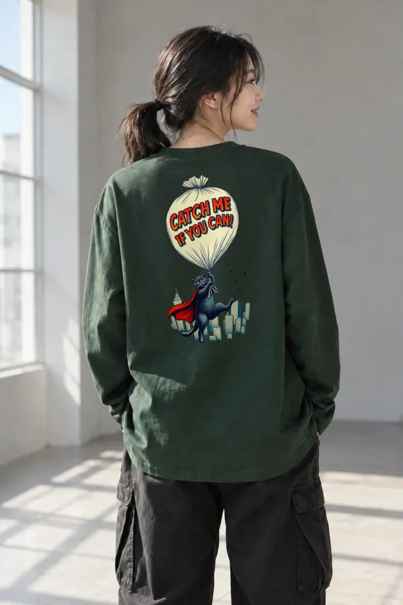 "Catch Me If You Can" Unisex Longsleeve T-shirt | Gildan 2400