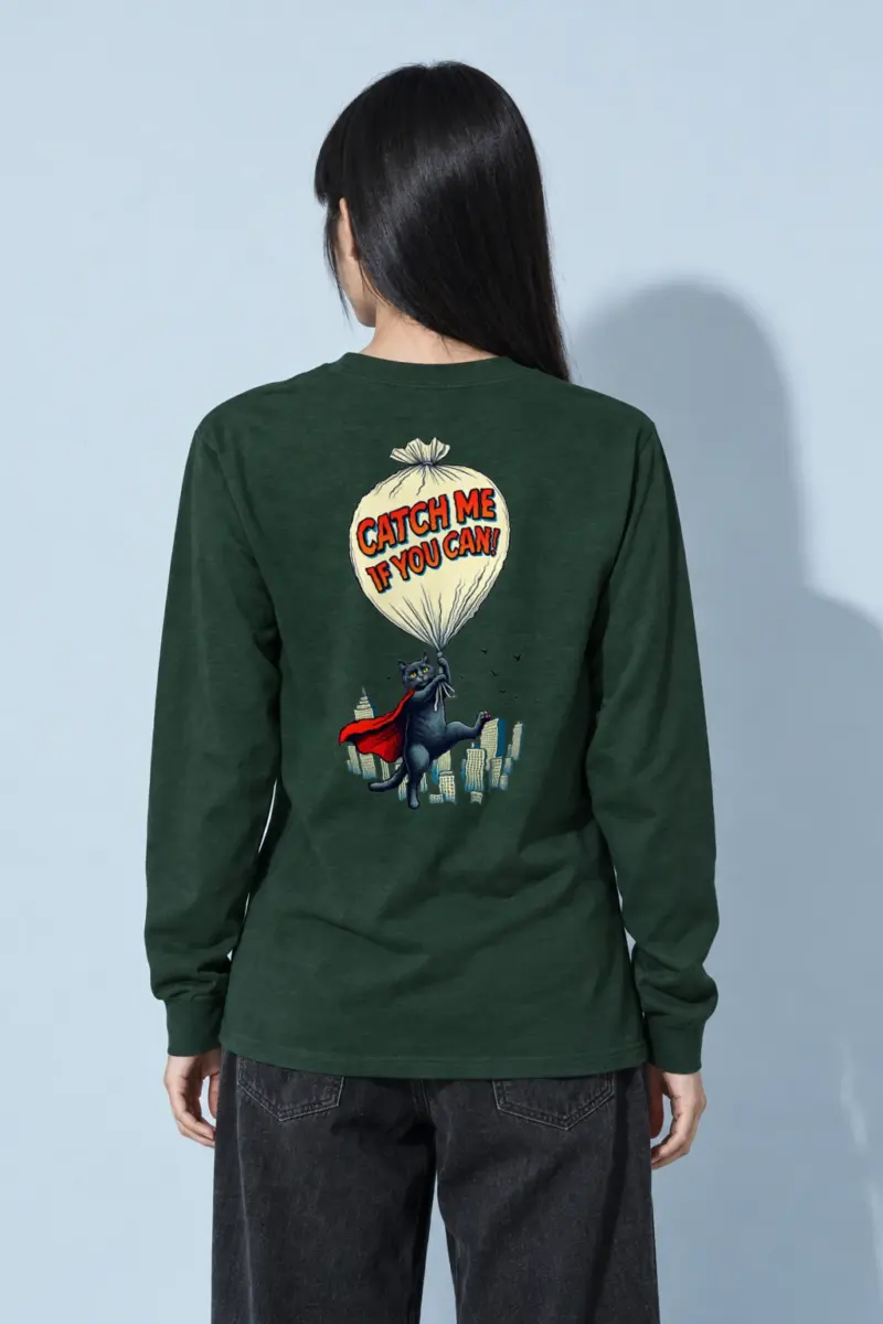 "Catch Me If You Can" Unisex Longsleeve T-shirt