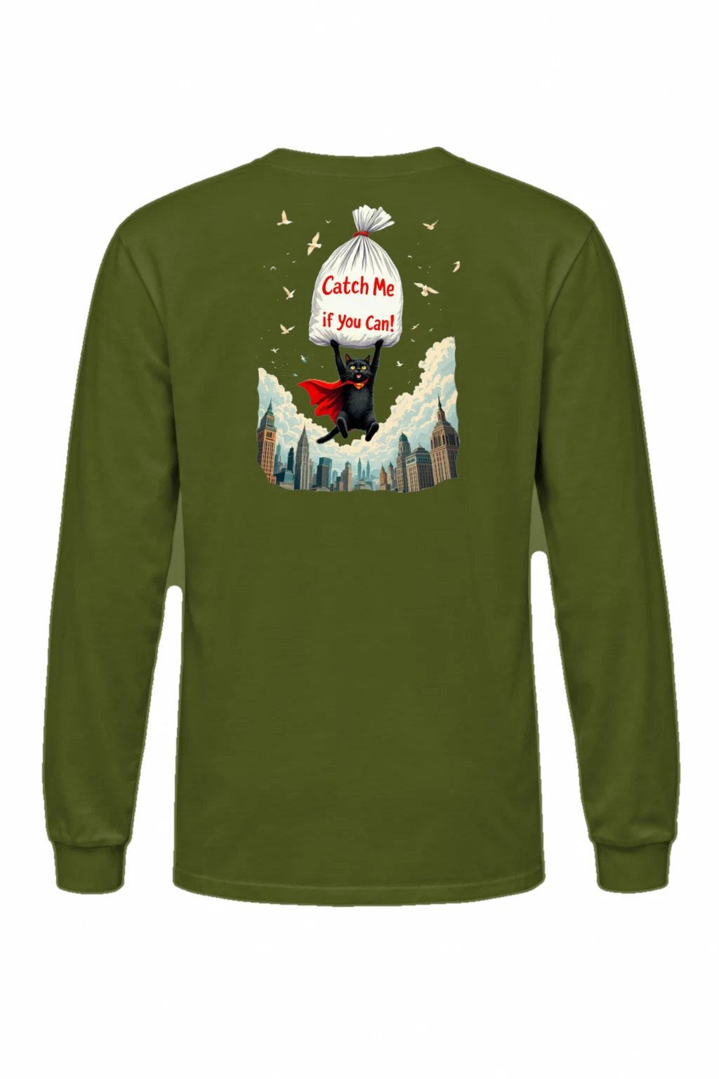 "Catch Me If You Can" Unisex Longsleeve T-shirt | Gildan 2400
