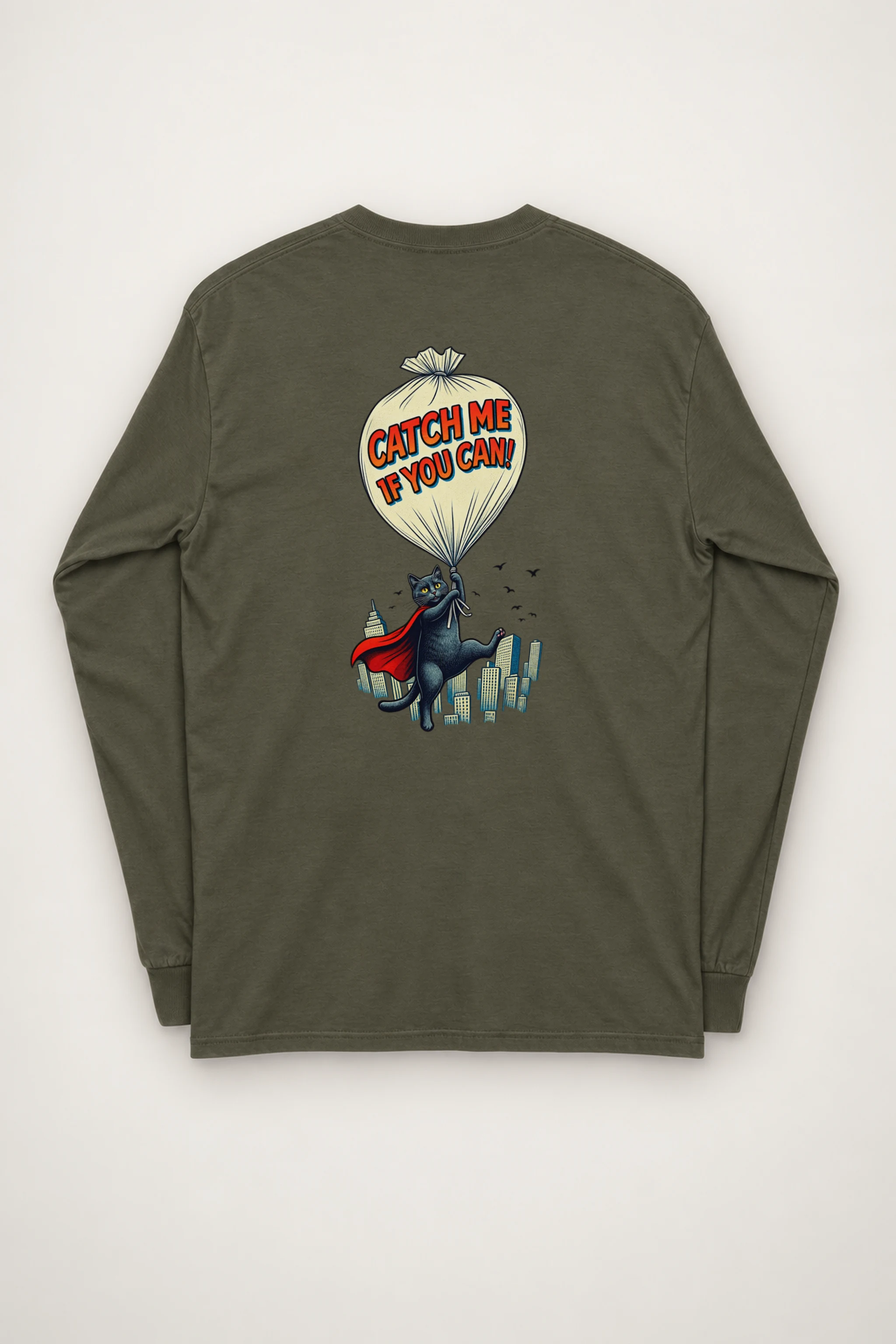 "Catch Me If You Can" Unisex Longsleeve T-shirt