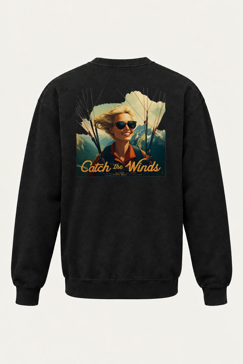 "Catch The Winds" Heavy Blend Unisex Crewneck Sweatshirt | Gildan 18000