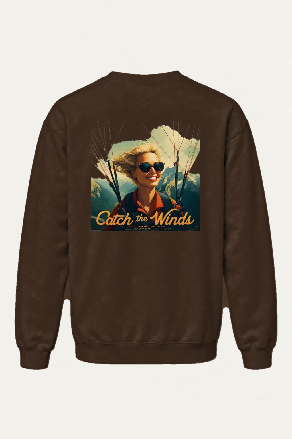 "Catch The Winds" Heavy Blend Unisex Crewneck Sweatshirt | Gildan 18000