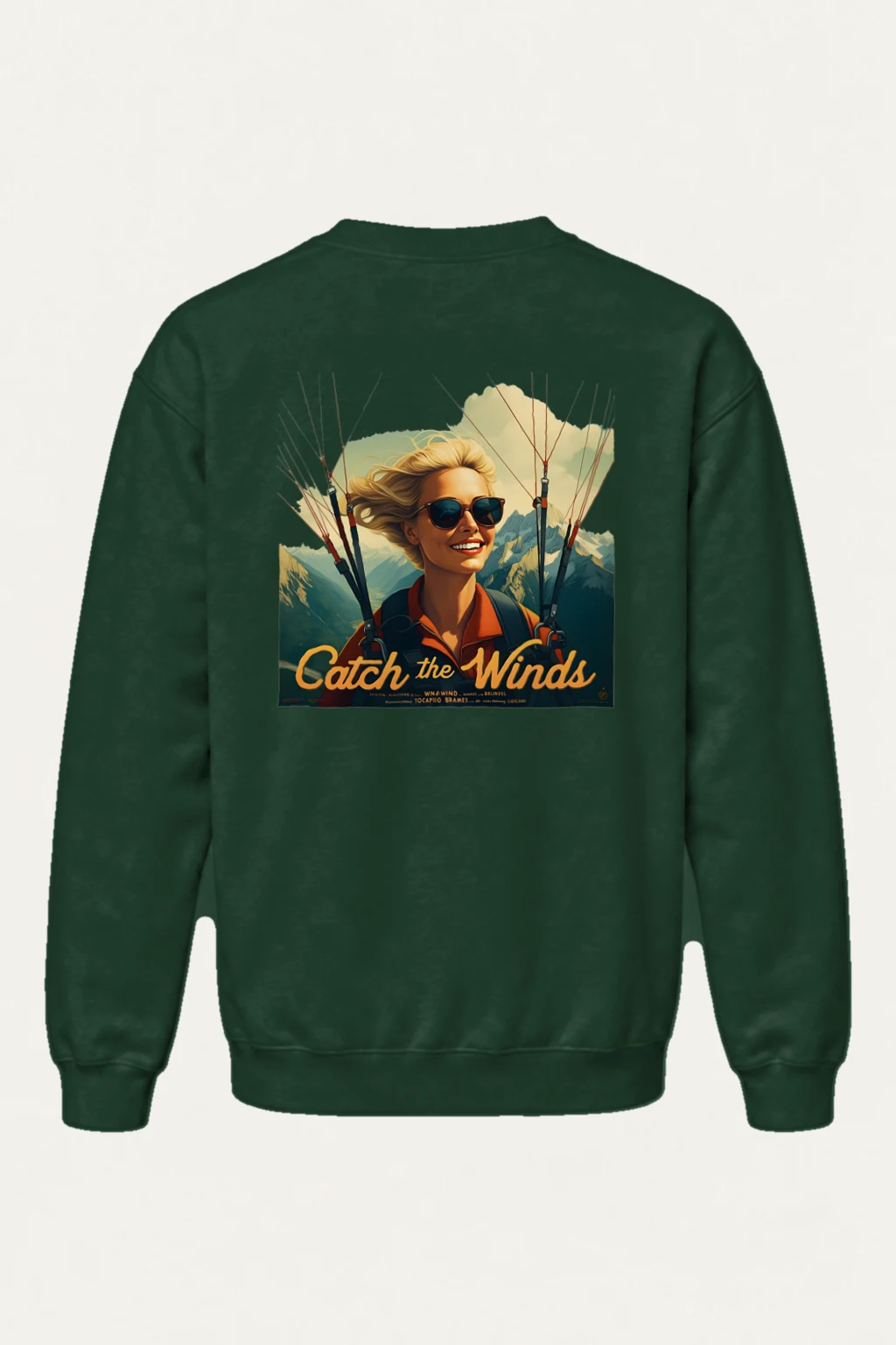"Catch The Winds" Heavy Blend Unisex Crewneck Sweatshirt | Gildan 18000