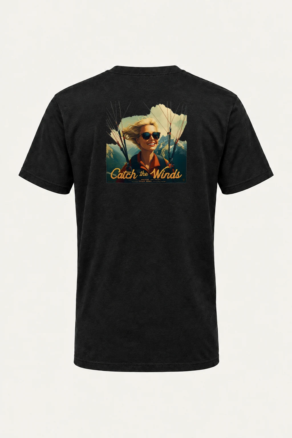 "Catch The Winds" Heavyweight Unisex Crewneck T-shirt | Gildan 5000