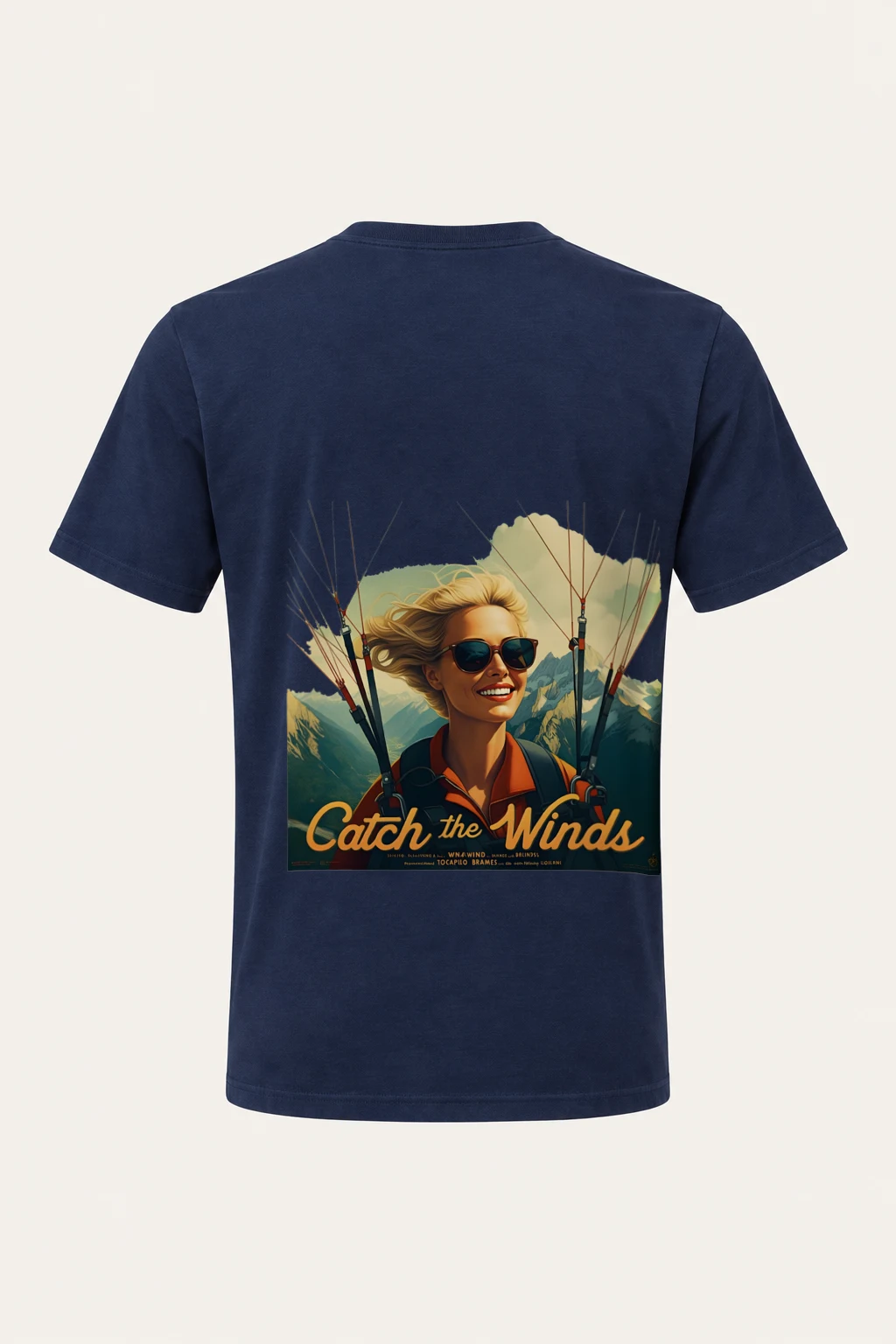 "Catch The Winds" Heavyweight Unisex Crewneck T-shirt | Gildan 5000