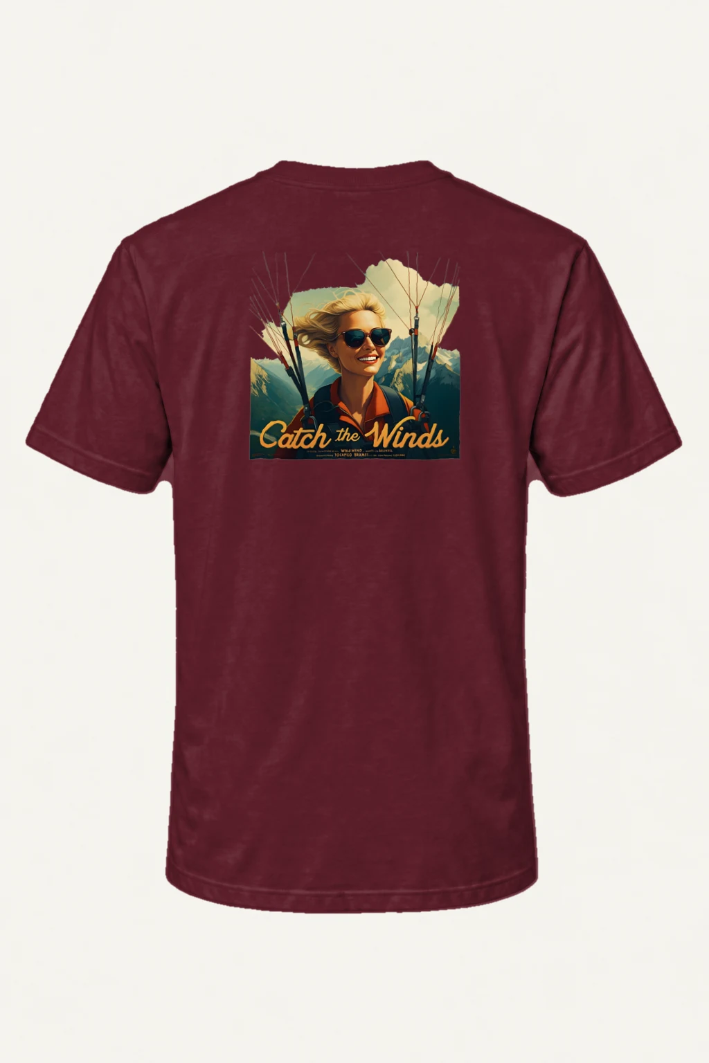 "Catch The Winds" Heavyweight Unisex Crewneck T-shirt | Gildan 5000