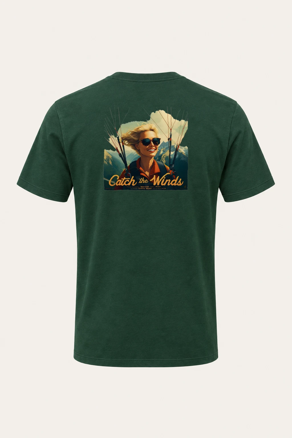 "Catch The Winds" Heavyweight Unisex Crewneck T-shirt | Gildan 5000