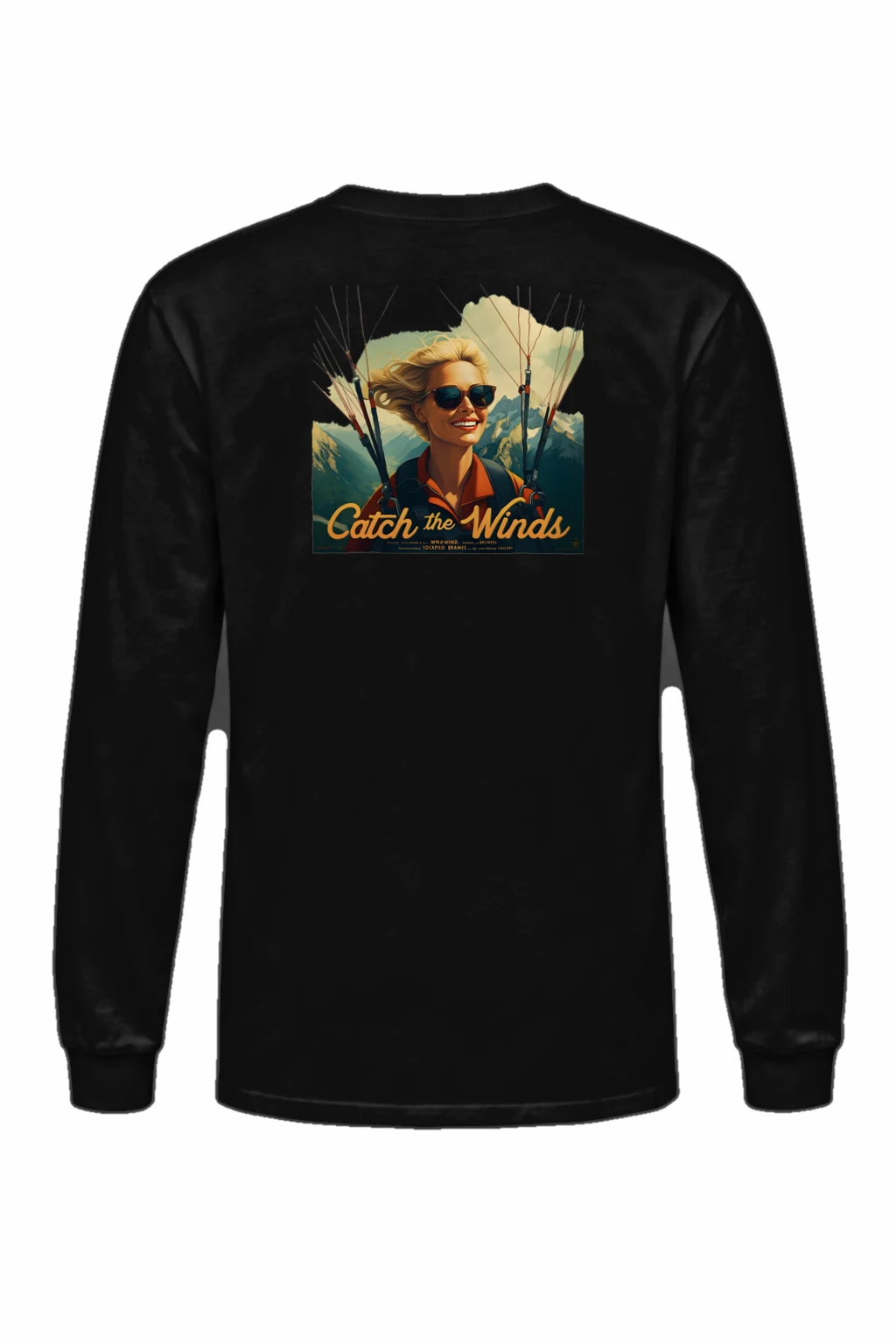 "Catch The Winds" Unisex Longsleeve T-shirt | Gildan 2400